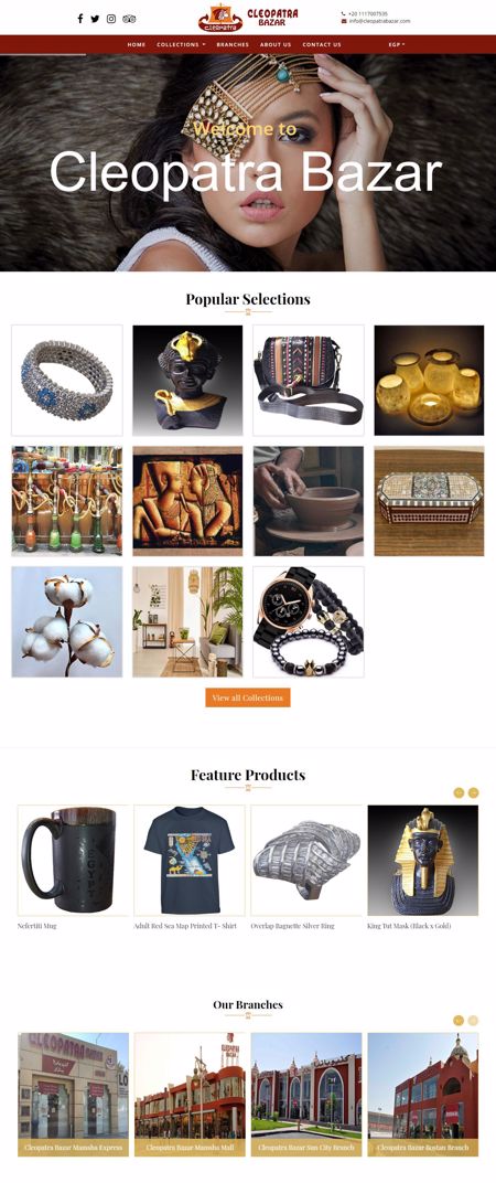 Cleopatra Bazaar Online Shop 